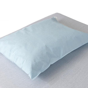 Medline Disposable Tissue/Poly Pillowcases Blue 21" X 30" Case of 100