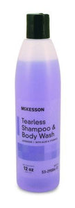 McKesson 53-29004-12 Tearless Shampoo and Body Wash, 1 Squeeze Bottle