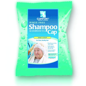 Comfort Bath Shampoo Cap Individual Packet Clean Scent Pack of 10 20543537