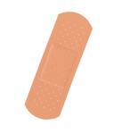 Curity 44122 Sensitive Skin Adhesive Strip, Box of 50