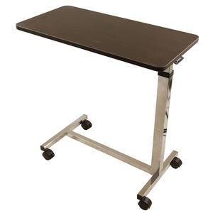 Roscoe Medical Non-Tilt Overbed Table: Chrome, 1 Count