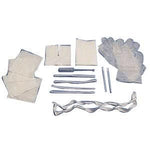 Dynarex Tracheostomy Care Kit Sterile, Gloves, Drape, Gauze, Tape