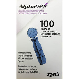 Alphatrak Lancets: 100 Count Box