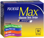 Nova Max Plus Meter & Blood Glucose Test Strip Bundle 30762850