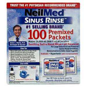 Neilmed Sinus Rinse Nasal Rinse Refill Kit Box of 100 38827534
