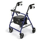 Medline Deluxe Comfort Rollator Blue