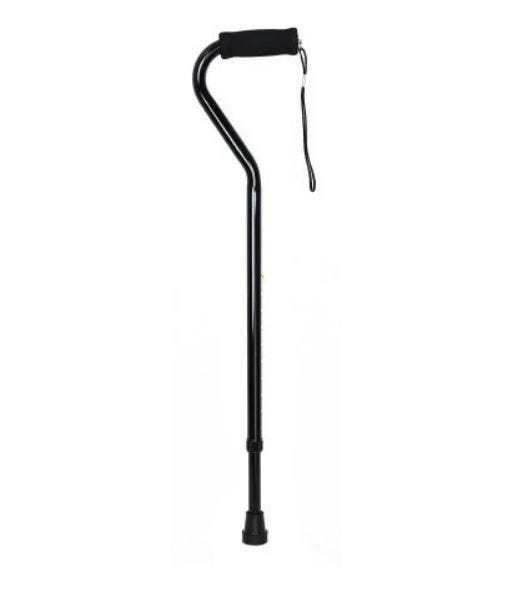 McKesson Aluminum Offset Cane Case of 6, Black 46193257