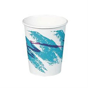 Solo Drinking Cup 8 oz. Jazz Paper / Polyethylene, case of 1000