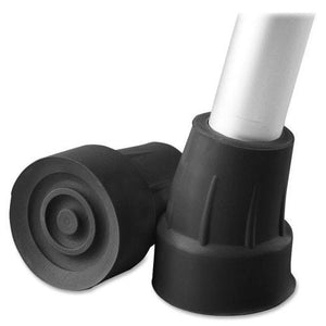 Medline Guardian 7/8" Super Crutch Tip: black, 300 lb weight capacity