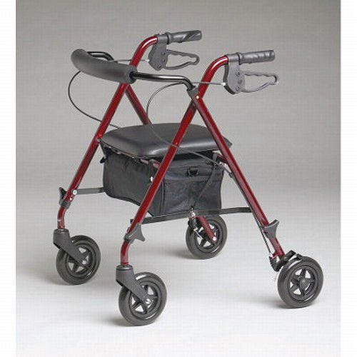 Guardian Freedom Ultralight Rollators Burgundy, 1 Count