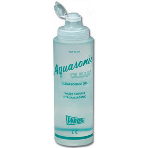 Aquasonic Clear Ultrasound Gel Transmission 250 mL (8.5 oz.) Squeeze Bottle Case of 72