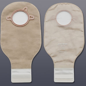 New Image 2-Piece Drainable Ostomy Pouch - 1-Sided Comfort Panel, Precut, Lock 'n Roll, 12" L, 4", Ultra-clear, Box of 10 61936229