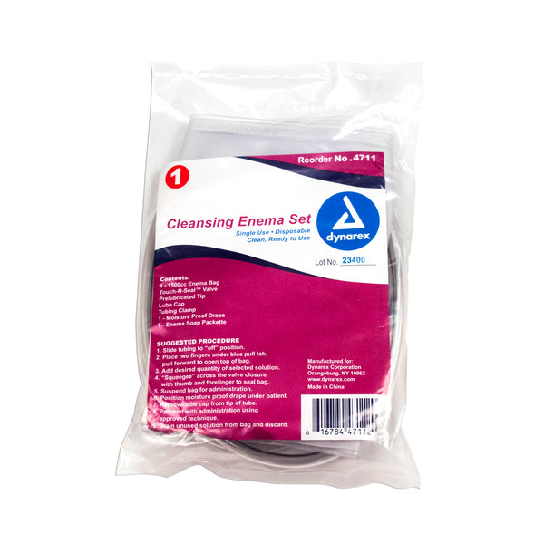 Dynarex 4711 Enema Kit 1500 cc. 1 each