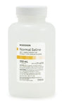 Mckesson Irrigation Solution: Sodium Chloride 0.9% Solution Bottle, Screw Top 250 mL 1 Count