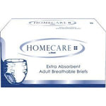 Homecare Adult Incontinent Brief Tab Closure X-Large Moderate Absorbency, Case of 60