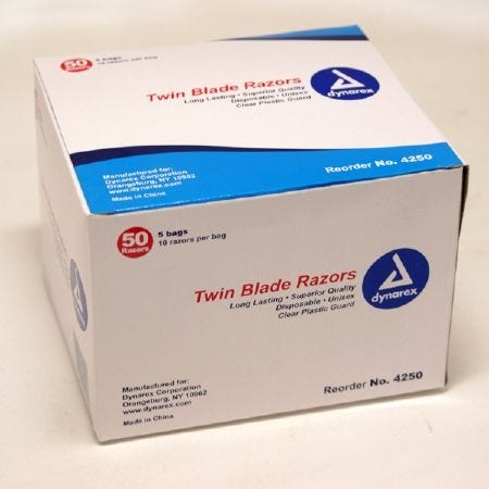 Dynarex Razor: 300 Count | ExpressMed