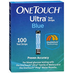 One Touch Ultra Blue Test Strips, Box of 100