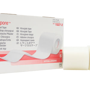 Transpore 1527-2 Surgical Tape, Box of 6