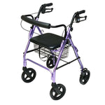 Lumex Walkabout Lite Four-Wheel Rollator - Lavender, 6