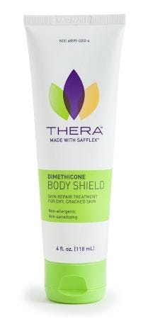 Thera Skin Protectant, Dimethicone, Body Shield, 4 oz. Tube, Scented Cream 32253489