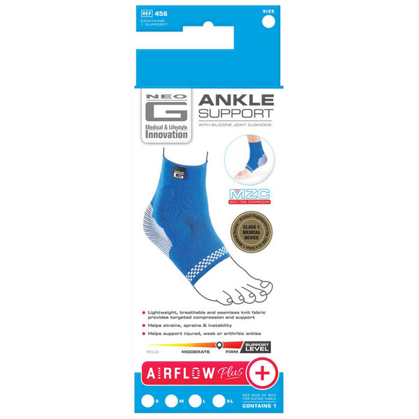 Neo G 456L Airflow Plus Ankle Support with Silicone, 1 Each