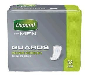 Depend Guards for Men 13792 Bladder Control Pad Pack of 52 37182553