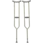 Cardinal Health Push Button Adjustable Crutches: Adult Height Range 62