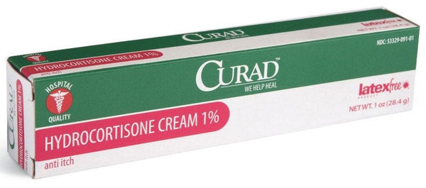 CURAD 1% Hydrocortisone Cream 1oz Tube, 1 Count