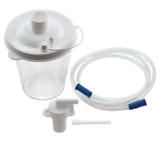 Drive Medical VacuAide QSU Suction Canister Kit 800 mL Float Valve ShutOff