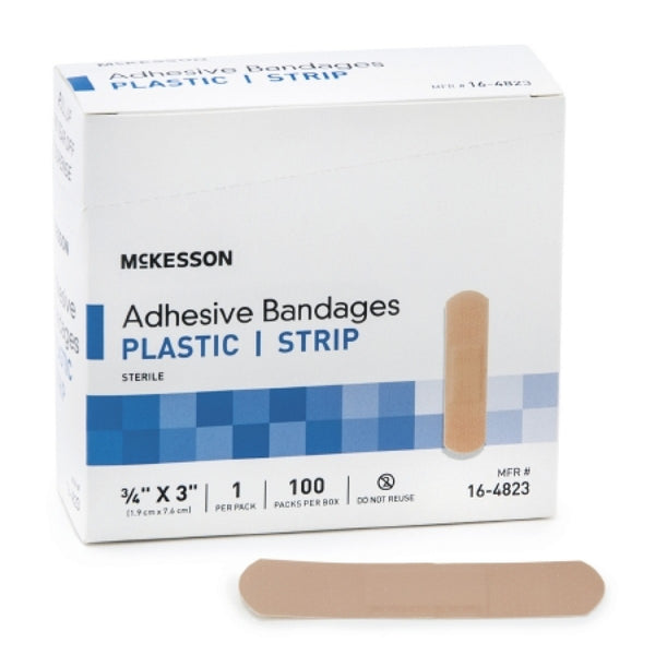 McKesson 16-4823 Adhesive Strips, Box of 100 10803117