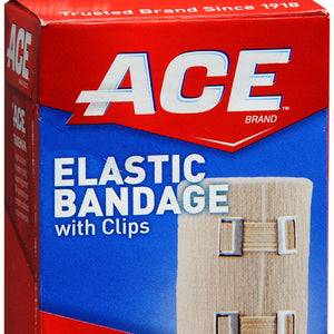 Ace 207314 Elastic Bandage with Metal Clips 1 Each 82261308