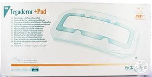Tegaderm 3591 Compsoite Dressing Adhesive 3-1/2 X 10 Inch Film 1-3/4 X 8 Inch Pad Sterile. Box of 25
