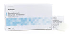 McKesson Sanitizing Skin Wipe Individual Packet BZK (Benzalkonium Chloride) Unscented, Box of 100