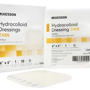 Mckesson 1884 Hydrocolloid Dressing. Box of 10