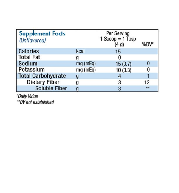 Nutrisource Fiber Oral Supplement Unflavored 7.2 oz. Canister Powder 78705244