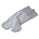 Medline Fall Management Slipper Socks, Bariatric, Gray, Ankle High, 1 Pair