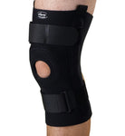 U-Shaped Hinged Knee Supports, Black, 2X-Large 12423284