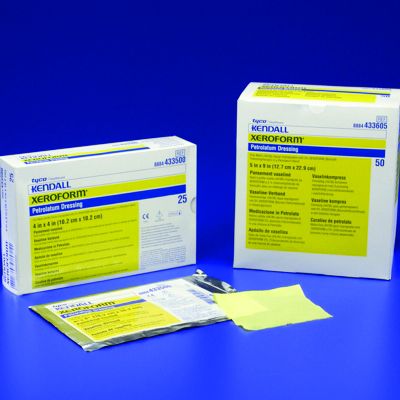 Covidien Xeroform Sterile Non-Adherent Petrolatum Gauze Patch: 2