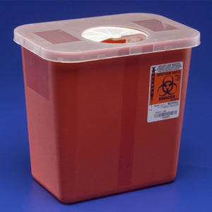 SharpSafety Multi-purpose Sharps Container - 7 1/2" x 15 1/2" x 11", 8 Gallon 63468909