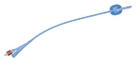Coloplast Cysto-Care Foley Catheter, 2-Way, Standard Tip, 5 cc Balloon, 12 Fr., Silicone, Box of 5