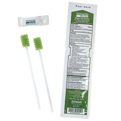 Sage Single Use Suction Swab System with PeroxAMint Solution Pack of 2