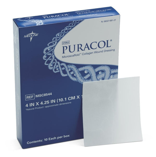 Puracol MSC8544 Collagen Wound Dressing, Box of 10 | ExpressMed Puracol MSC8544 Collagen Wound Dressing, Box of 10 | ExpressMed