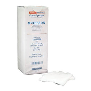 Mckesson 44162000 Gauze Sponge. Pack of 200