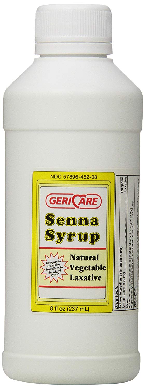 Medline Senna Syrup 8 Ounces, 1 Count