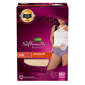 Depend 47171 Adult Absorbent Underwear, Case of 36