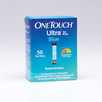 OneTouch Ultra Blue Blood Glucose Test Strip - with DoubleSure Technology, Box of 50