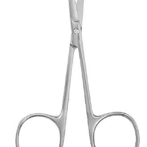 McKesson Argent Suture Scissors Spencer 3-1/2 Inch Surgical Grade Stainless Steel Finger Ring Handle Straight Blunt/Blunt 73811462