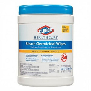 Clorox Healthcare Surface Disinfectant Cleaner Manual Canister: 900 Count, 6" x 5", 150 Count, Canister