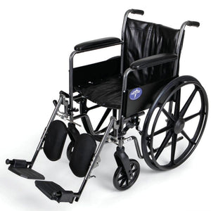 K2 Basic Wheelchairs, FLP, ELR, K2B, 18", 1 Count