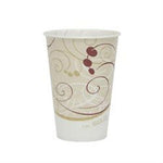 Solo R7N-J8000 Drinking Cup 7 oz. Symphony Print Wax Coated Paper Disposable, Case of 2000 62580496